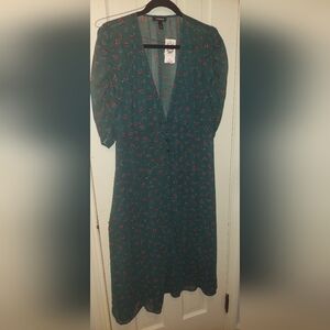 Size 0 Torrid Sheer dress overlay